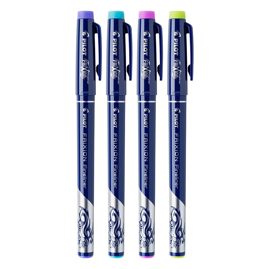 Pilot Frixion Fineliners 4-pack