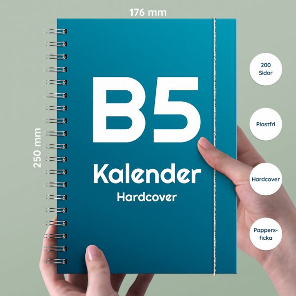 B5 Personlig Kalender Hardcover