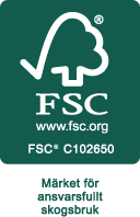 FSC C102650 - Märket för ansvarsfullt skogsbruk